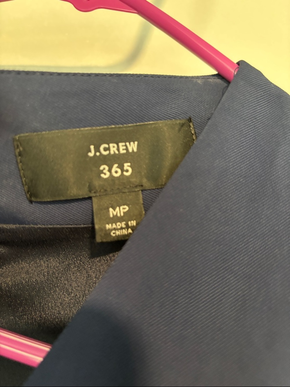 J. Crew 365 Navy Blue Blake Shift Dress-MP - Picture 5 of 6